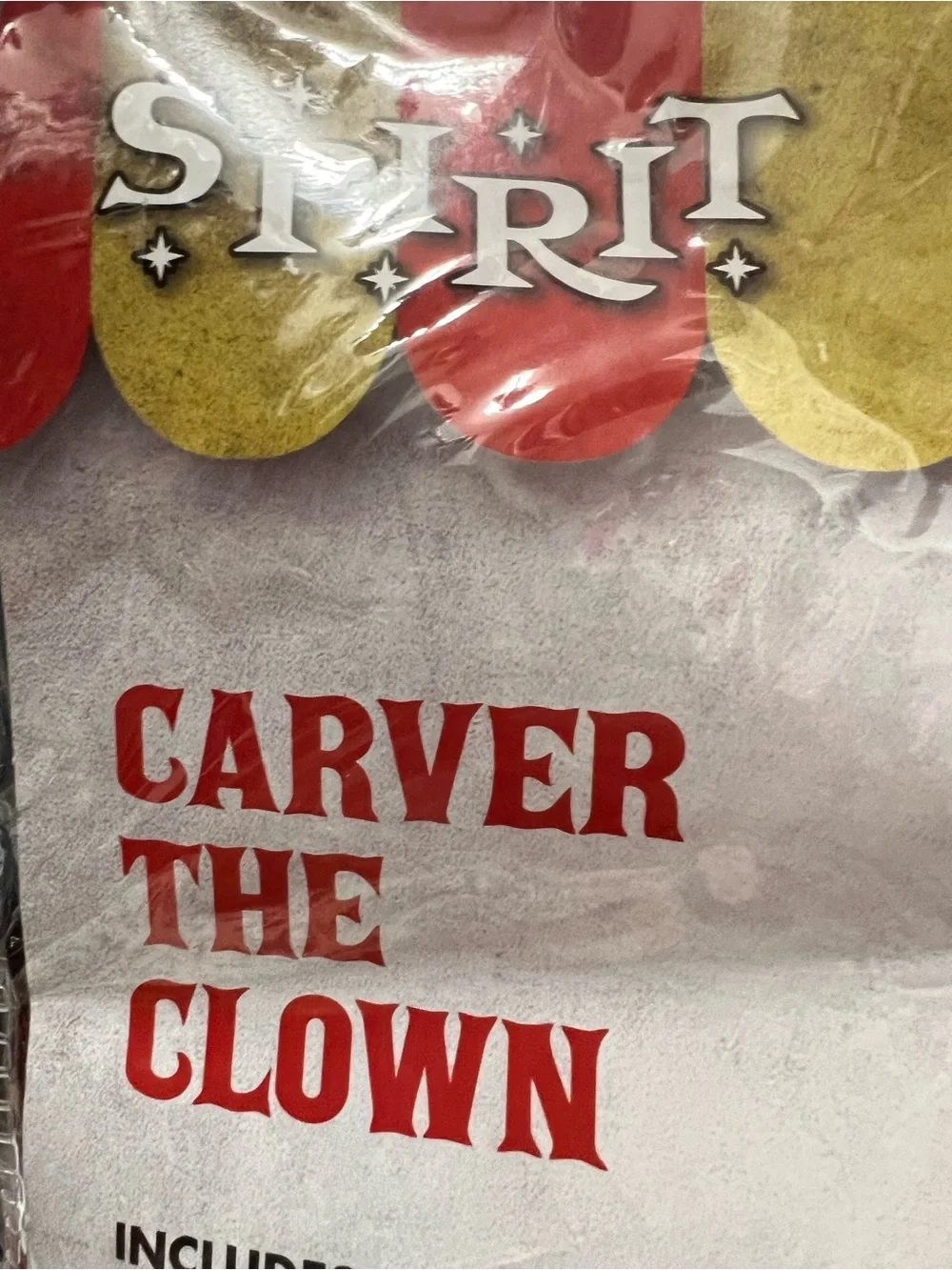 Spirit Carver the Clown adult Costume - Black & Red - Picture 4 of 6